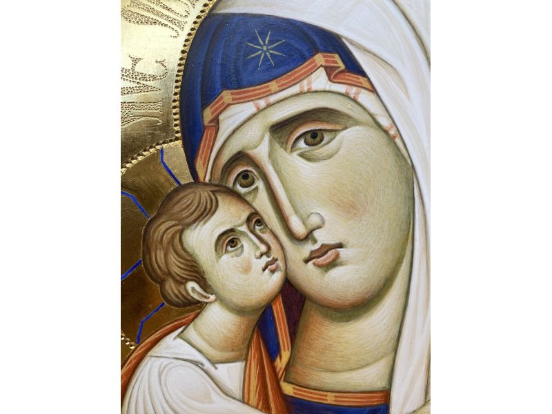Ic�ne, M�re de Dieu de la Tendresse Ave Maria Gratia Plena Dominus Tecum 25x35 cm