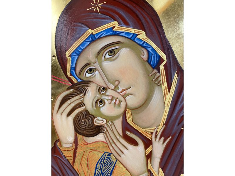 Icona Madre di Dio della Tenerezza 25x30 cm