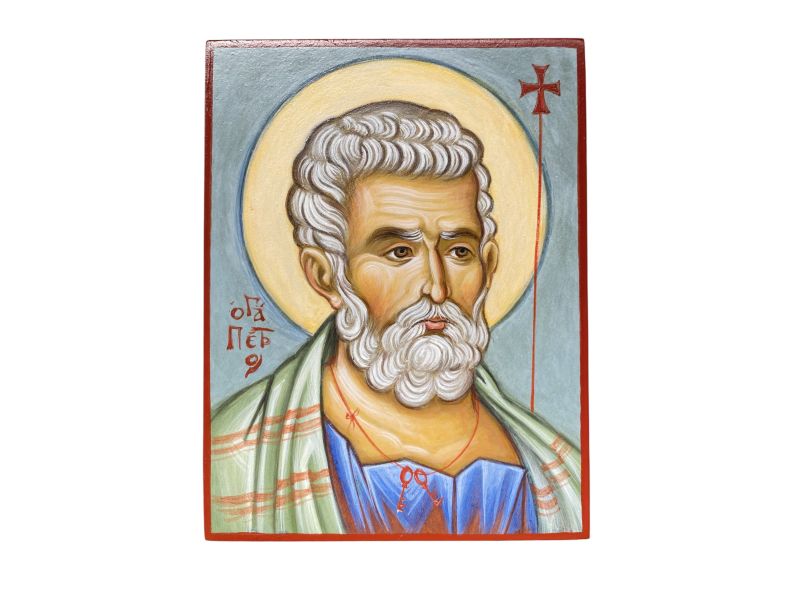 Icona San Pietro, 13x17 cm