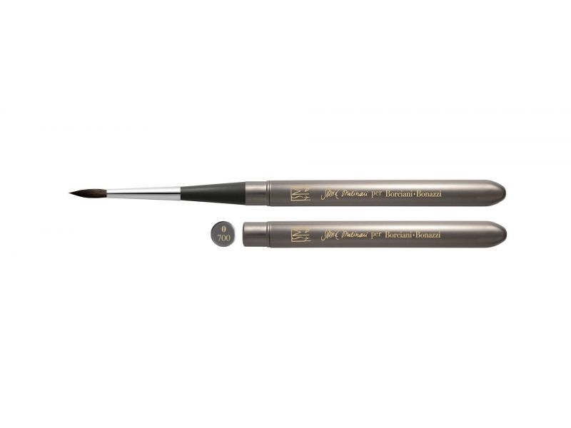 Borciani Bonazzi - 700 series, MOLINARI, Round synthetic imitation vaio brush, resin handle