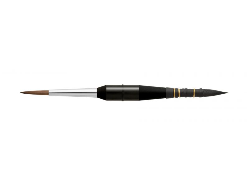 Borciani Bonazzi - 710 series, IL DOPPIO, Round synthetic travel brush