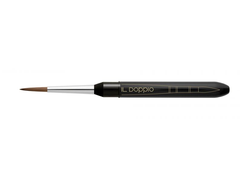 Borciani Bonazzi - 710 series, IL DOPPIO, Round synthetic travel brush