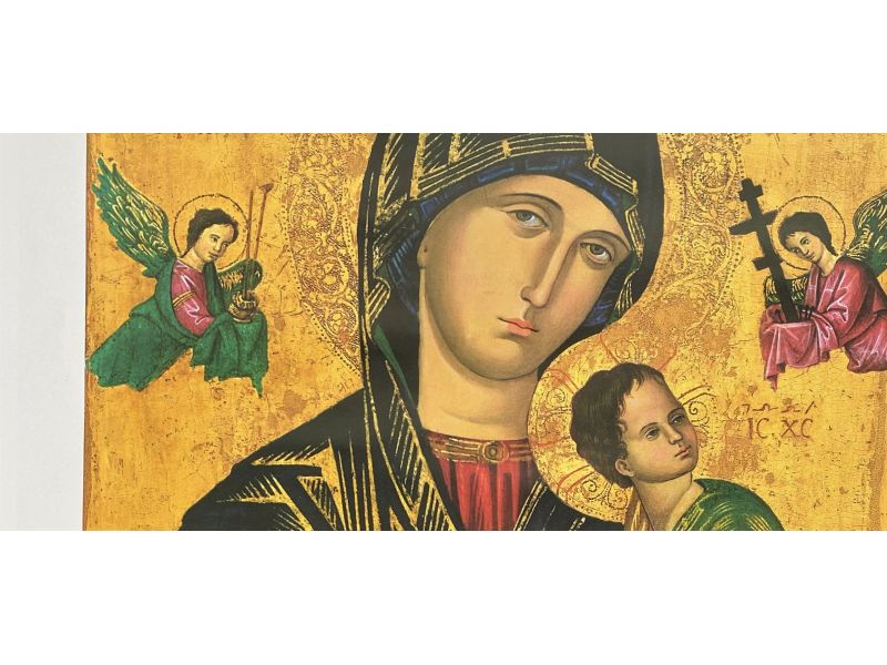 Stampa, icona Modonna del Perpetuo Soccorso (originale Chiesa di Sant'Alfonso all'Esquilino, Roma)
