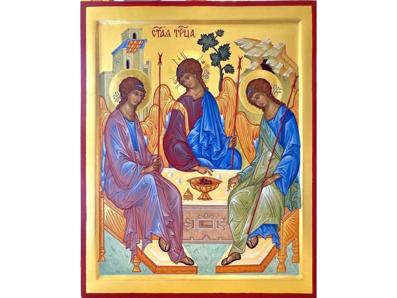 Icona della Trinità 32x40 cm