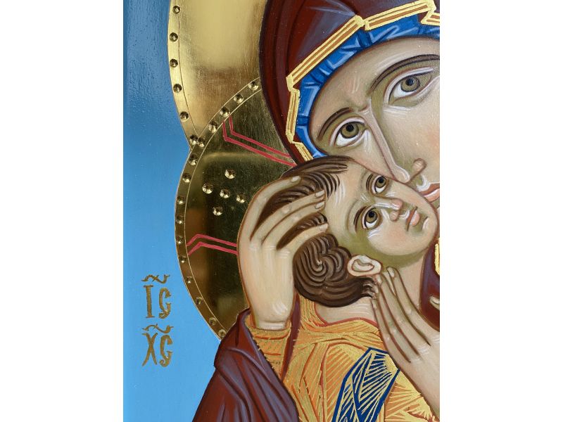 Icona Madre di Dio della Tenerezza 25x30 cm