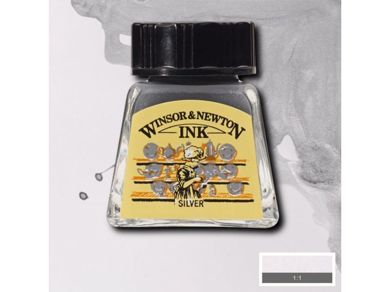 China ink silver ml.14 Winsor & Newton