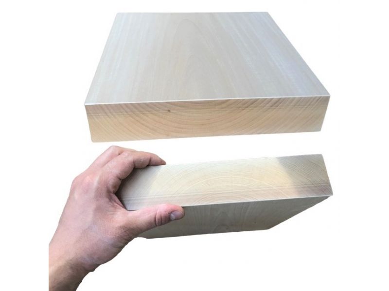 Planche de bois de tilleul paisseur 5 cm pour sculpture quarrie, rabote,pice unique(sans joints)