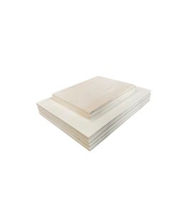 Multilayer plywood, thickness 0.8-1 cm, squared for pyrography