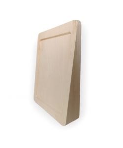 Linden board, table Stand inclined, 23x30 cm (base 6 cm), raw
