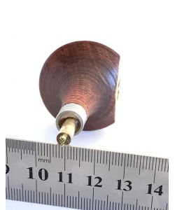PUNCH n.16 TRIANGULAR WITH DOTS DIAM. 3,5 mm WITH WOODEN KNOB