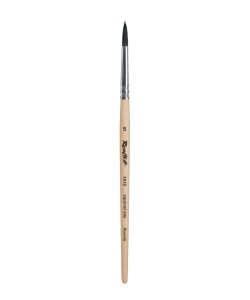 Russian round brush in squirrel synthetic mix, series 1A10, Roubloff