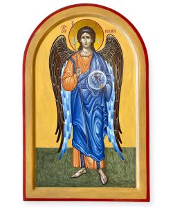 Archange Michel, 25x39 cm, avec arc