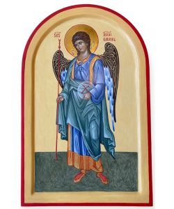 Arcangelo Gabriele, 25x39 cm, con arco