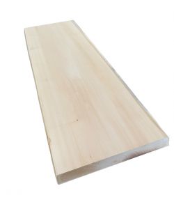 Linden board, 33-37x100cm , 6 cm thick, planed, with bevels, for sculpture