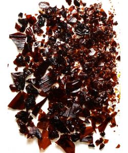 Blätterschellack Dewaxed Garnet (Rubin) wachsfrei