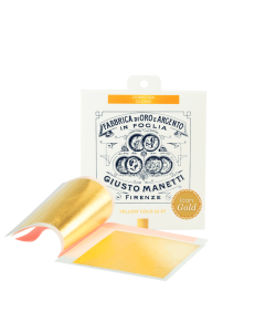 Libretto Foglia d'oro 25 fogli giallo 22  kt, ICON GOLD, 15 gr.