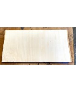 Pezzo unico in leassiccio di Tiglio, con corteccia, per pirografia, 36x17 cm