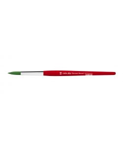 round brush Synthetic green, short handle series 400