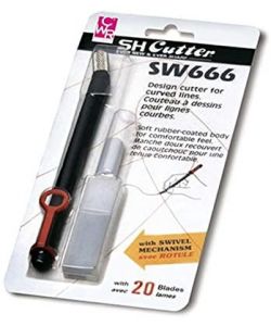 Swivel Cutter Pen with 10 blades included