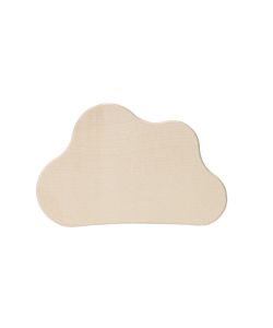 Pezzo a forma di nuvola in legno di Betulla 21x14 cm sp. 1 cm per pirografia