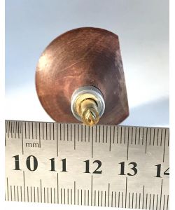 PUNCH n.8 EXTENDED RHOMBUS DIAM. 4,1 mm WITH WOODEN KNOB