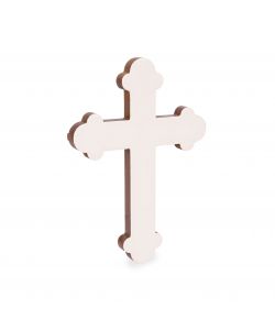 Altar Cross, smooth, with gesso