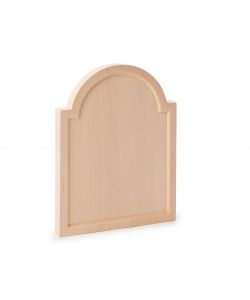 Tabla para icono de madera de tilo, modelo R1, cavada, solo madera (en bruto)