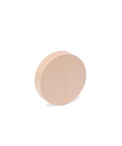 Tabla para icono de madera de tilo, mini, de forma circular, lisa (plana), solo madera (en bruto)