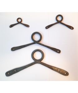 Hook hang framework wrought iron braid with screws