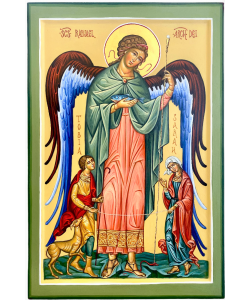 Archangel Raphael Icon 30x45 cm, painted