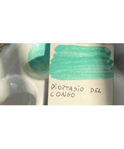 DIOPTASIO del Congo, minerale, pigmento macinato a 10 micron