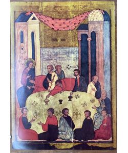 Print, Last Supper icon (Rostov-Suzdal)