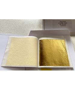 Eytzinger libretto foglia d'oro 25 fogli  22 Kt 8x8 cm SP. 15 gr. libero