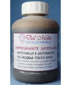 Water-repellent anti-worm and anti-mildew impregnator 'SAYERLACK', walnut color ml.500