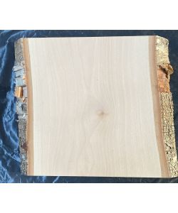 Unique piece in solid BIRCH wood, width 22 cm, height 24 cm