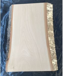 Unique piece in solid BIRCH wood, width 18 cm, height 33 cm