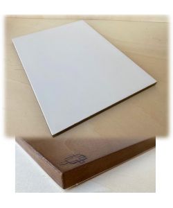Multilayer icon board smooth, edged, with gesso
