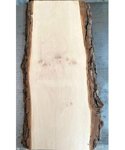 Pi�ce unique en bois d'aulne massif, avec �corce, pour pyrogravure, 20x50 cm