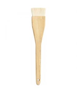 Soft goat hair brush, 50 mm, with wooden handle