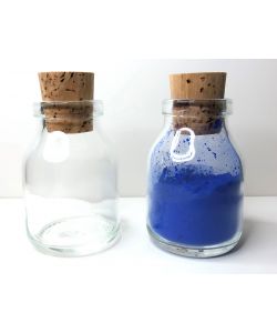 50 ml glass container with cork stopper