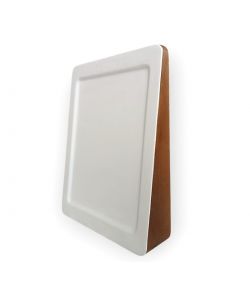 Linden board, model Stand inclined, 23x30 cm (base 6 cm), with gesso