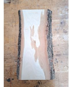 Unique piece in solid BIRCH wood, width 18 cm, height 45 cm