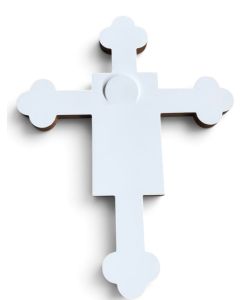 Altar Cross Variant B smooth, chalked HELEOLEG