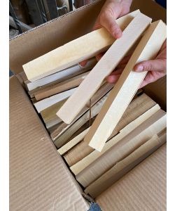 Box of firelighter woods in Linden 15 kg