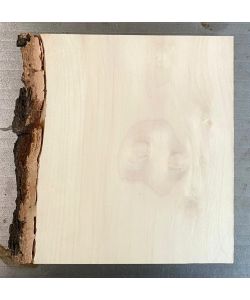 Unique piece in solid BIRCH wood, width 18 cm, height 20 cm