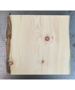 Einzigartiges St�ck aus Schweizer Zirbenholz mit Rinde, f�r die Brandmalerei, 23-25x25 cm