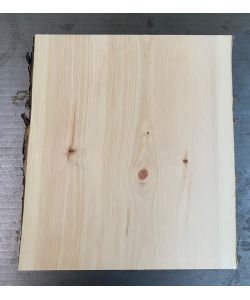 Einzigartiges St�ck aus Schweizer Zirbenholz mit Rinde, f�r die Brandmalerei, 25-27x30 cm