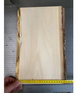 Einzigartiges Stück aus massivem Lindenholz mit Rinde, für die Brandmalerei,  20x32,5 cm