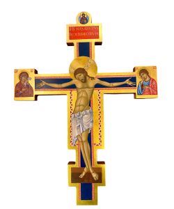 Croix peinte de Santa Maria degli Angeli, hauteur 58 cm