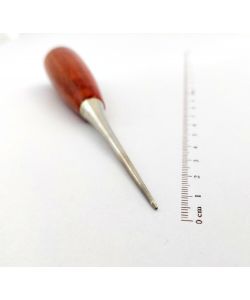 Runder Stichel mit Holzgriff Dott num. 0 Durchmesser 1 mm